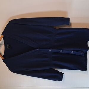 Ann Taylor Deep Blue Knit Sweater